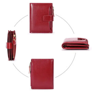 porte-cartes élégant en cuir